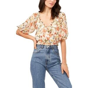 Floral Print Women's Top